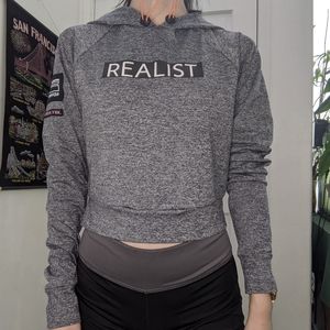 Active cropped hoodie